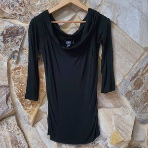 LAUNDRY Cowl neck cotton top